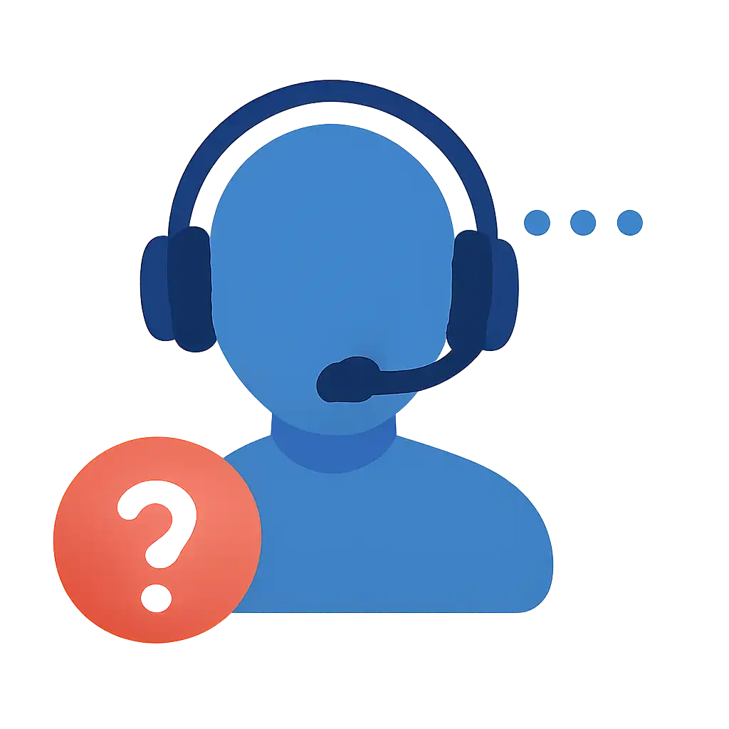 Customer support headset icon: 92 Game help and contact visual