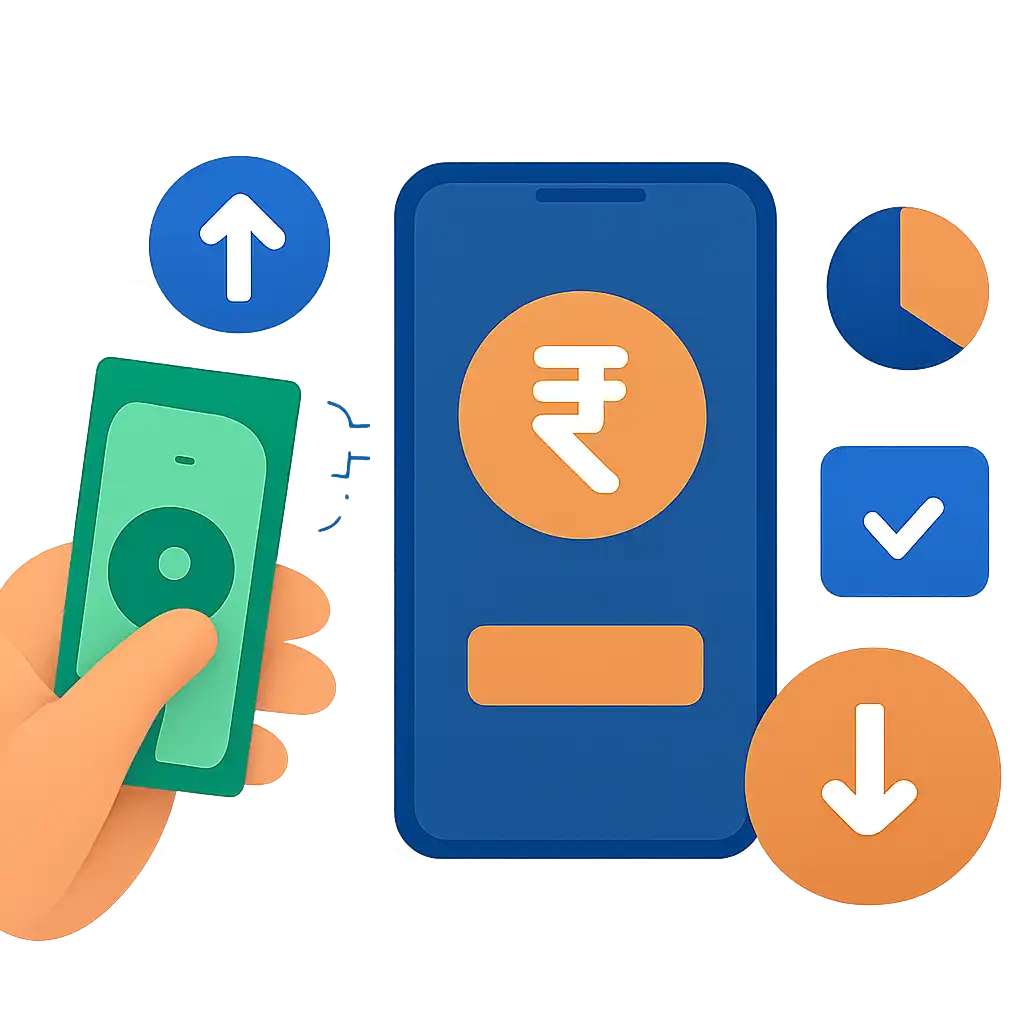 Payments / UPI symbols: 92 Game deposit and withdrawal graphic